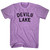 Devils Lake Adult Tri-Blend T-shirt - Athletic Purple