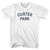 Custer Park Womens Cotton Junior Cut T-Shirt - White