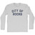 City of Rocks Adult Cotton Long Sleeve T-shirt - Grey Heather