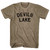 Devils Lake Adult Tri-Blend T-shirt - Coffee