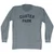 Custer Park Adult Tri-Blend Long Sleeve T-shirt - Athletic Grey