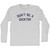Don't Be a Dicktim Adult Cotton Long Sleeve T-shirt - Grey Heather