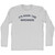 It's Snack Time Somewhere Adult Cotton Long Sleeve T-shirt - Grey Heather