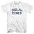 Indiana Dunes Womens Cotton Junior Cut T-Shirt - White