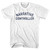 Narrative Controller Adult Cotton T-shirt - White