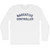 Narrative Controller Adult Cotton Long Sleeve T-shirt - White