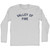 Valley of Fire Adult Cotton Long Sleeve T-shirt - Grey Heather