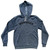 Wompatuck Cotton-Poly Blend Hoodie - Dark Blue