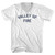 Valley of Fire Adult Cotton V-neck T-shirt - White