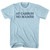 Ay Cabron No Mames Rage Font Adult Cotton T-shirt - Light Blue