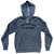 You Don't Have To Go Home Cotton-Poly Blend Hoodie - Dark Blue