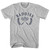 Baddies Crossed Badminton Rackets and Shuttle Cock Adult Cotton T-shirt - Grey Heather
