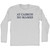 Ay Cabron No Mames Rage Font Adult Cotton Long Sleeve T-shirt - Grey Heather