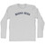 Buona Sera Adult Cotton Long Sleeve T-shirt - Grey Heather