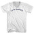 La Vie Dansante Adult Cotton V-neck T-shirt - White