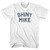 Shiny Mike Youth Cotton T-shirt - White