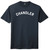 Chandler Text White Font Mens Tri-Blend DTG T-shirt - Navy Blue Solid