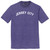 Jersey City Text White Font Mens Tri-Blend DTG T-shirt - Purple Heather