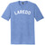 Laredo Text White Font Mens Tri-Blend DTG T-shirt - Blue Heather