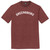 Greensboro Text White Font Mens Tri-Blend DTG T-shirt - Maroon Heather