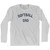 Softball Dad Adult Cotton Long Sleeve T-shirt - Grey Heather