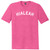 Hialeah Text White Font Mens Tri-Blend DTG T-shirt - Fuchsia Heather