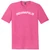 Indianapolis Text White Font Mens Tri-Blend DTG T-shirt - Fuchsia Heather