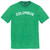 Columbus Text White Font Mens Tri-Blend DTG T-shirt - Green Kelly