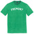Fremont Text White Font Mens Tri-Blend DTG T-shirt - Green Kelly