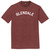 Glendale Text White Font Mens Tri-Blend DTG T-shirt - Maroon Heather