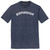 Birmingham Text White Font Mens Tri-Blend DTG T-shirt - Navy Blue Heather