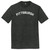 Pittsburgh Text White Font Mens Tri-Blend DTG T-shirt - Black Heather