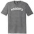 Modesto Text White Font Mens Tri-Blend DTG T-shirt - Grey Heather