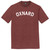 Oxnard Text White Font Mens Tri-Blend DTG T-shirt - Maroon Heather