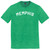 Memphis Text White Font Mens Tri-Blend DTG T-shirt - Green Kelly