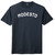 Modesto Text White Font Mens Tri-Blend DTG T-shirt - Navy Blue Solid