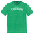 Tucson Text White Font Mens Tri-Blend DTG T-shirt - Green Kelly
