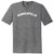 Minneapolis Text White Font Mens Tri-Blend DTG T-shirt - Grey Heather