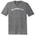 Oklahoma City Text White Font Mens Tri-Blend DTG T-shirt - Grey Heather