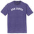 San Diego Text White Font Mens Tri-Blend DTG T-shirt - Purple Heather