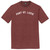 Port St. Lucie Text White Font Mens Tri-Blend DTG T-shirt - Maroon Heather