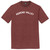 Moreno Valley Text White Font Mens Tri-Blend DTG T-shirt - Maroon Heather