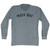 Maya Bay Adult Tri-Blend Long Sleeve T-shirt - Athletic Grey