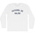 Futebol De Salao Adult Cotton Long Sleeve T-shirt - White