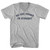 No One Knows I'm Straight Adult Cotton V-neck T-shirt - Grey Heather