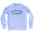 No One Knows I'm Straight Adult Tri-Blend Sweatshirt - White