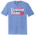 Custom Election Two Names and Year Art Mens Tri-Blend DTG T-shirt - Blue Heather