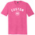 Custom Text Name Arched over Volleyball With Custom Number In Ball Mens Tri-Blend DTG T-shirt - Fuchsia Heather