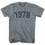1978 Year Celebration Adult Tri-Blend T-shirt - Athletic Grey Tri-Blend - 2 X- Final Sale M1