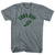 Coos Bay Running Winged Foot T-Shirt - Athletic Grey and Black Lettering Tri-Blend - Youth Medium - Final Sale - M1